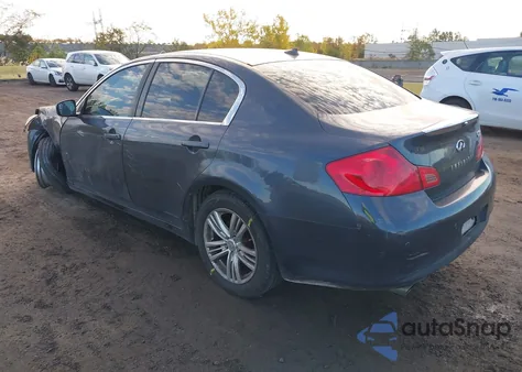2013 Infiniti G37X z USA, uszkodzony, nr VIN JN1CV6AR3DM762495
